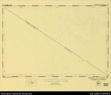 Papua New Guinea, Kaugel SE, Survey Index 30, 1:50 000, 1973