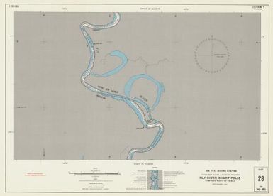 Fly River chart folio Korimoro Point to Kiunga navigation charts : hydrographic survey of the Fly River, Papua New Guinea - Western Province (28)