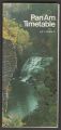 Pan Am timetable, July 1 - October 28, 1972