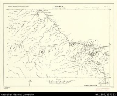 Solomon Islands, Guadalcanal, Honiara, Series: D.O.S. Repro 3 (Sketch), Sheet 4, 1968, 1:50 000