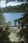 Canoes by the shore