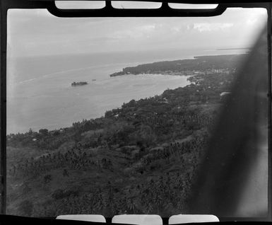 Papeete, Tahiti, showing native trees