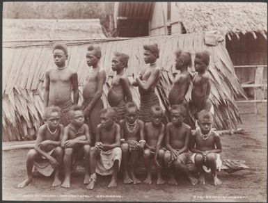 Boys of Heuru, Solomon Islands, 1906 / J.W. Beattie