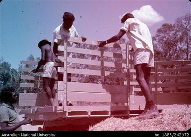 Attaching trailer sides to a ute