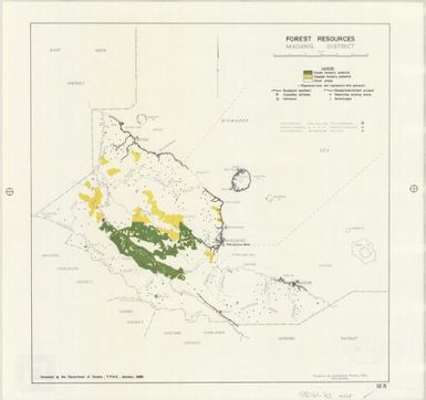 Forest resources: Madang District (Sheet 12.3)