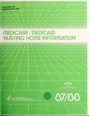 Medicare/Medicaid nursing home information, 1987-1988