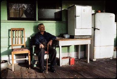 [Shorty Sutherland, Lowburn camping ground, Central Otago]