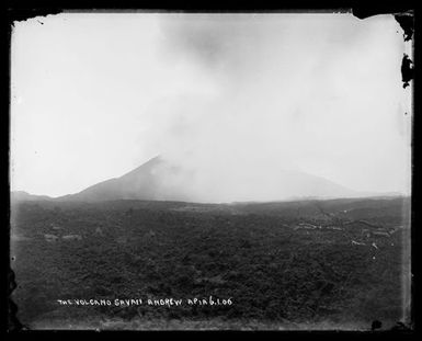 The volcano, Savaii