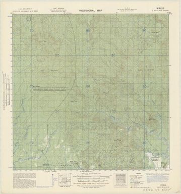 New Britain, provisional map (Wakis)