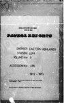 Patrol Reports. Eastern Highlands District, Lufa, 1972 - 1973