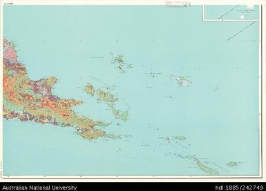 Papua New Guinea, Vegetation of Papua New Guinea, SE Sheet, CSIRO Research Series No. 35, 1975, 1:1 000 000