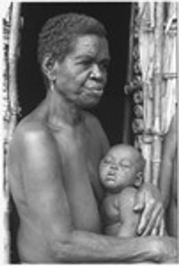 Lamana of Maaburu with the new baby