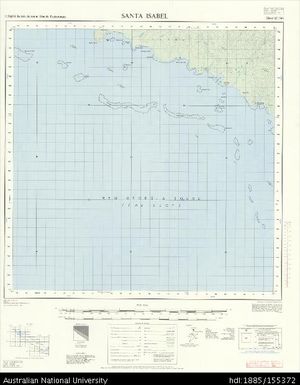 Solomon Islands, British Solomon Islands Protectorate, Santa Isabel, Series: X711, Sheet 8-159-6, 1970, 1:50 000