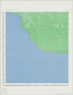 Carte de la Nouvelle Caledonie 150 000: Lifou No 3 (SW)