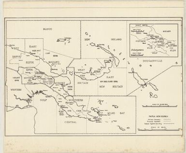 P.N.G. sub-provincial boundaries (Sheet Papua New Guinea)