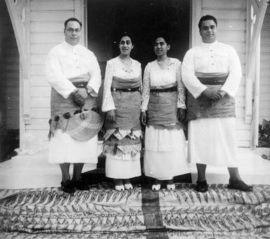 Royal bridal party, Tonga