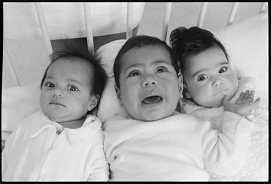 Three babies from West Samoa