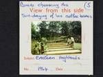Bimai checking the sun-drying of his coffee beams, Eastern Highlands, 1964