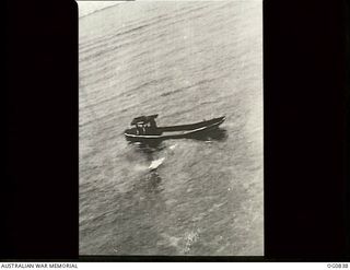 OFF THE NORTH COAST OF NEW BRITAIN. 1944-03-03. RAAF BEAUFIGHTER AND BOSTON AIRCRAFT OF NO. 30 AND NO. 22 SQUADRONS RAAF RESPECTIVELY OPERATING FROM A FORWARD BASE AT KIRIWINA WAGE CONSTANT WAR ON ..