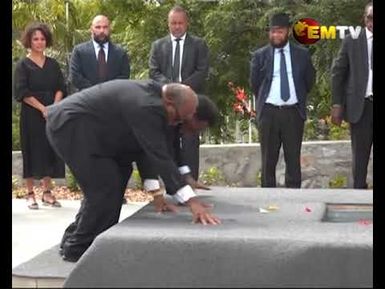 Sir Mekere Morauta Laid to Rest at Independence Hill
