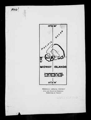 1940 Census Enumeration District Maps - Hawaii - Honolulu County - Midway - ED 2-197