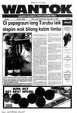 Wantok Niuspepa--Issue No. 1068 (December 16, 1994)