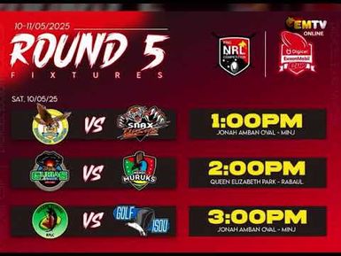 PNG NRL ROUND FIVE