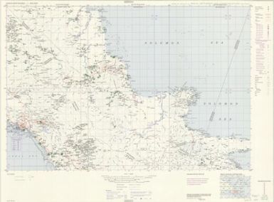 Papua New Guinea 1:500 000 settlement and communication (Sheet PNG  10)