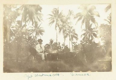 Captain Westmacott, Samoa. From the album: Skerman family album