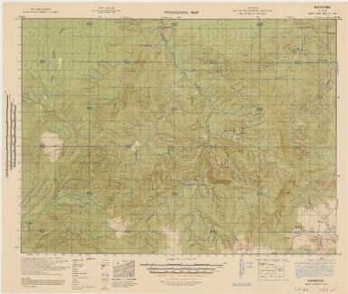 Provisional map, northeast New Guinea: Nankina (Sheet Nankina)