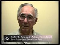 Oral history interview of Clifford B. Dunaway, Sr., part one of two