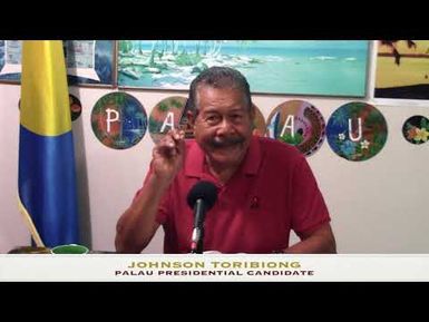 Candidate Johnson Toribiong for President 2020