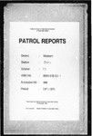 Patrol Reports. Western District, Daru, 1915 - 1916