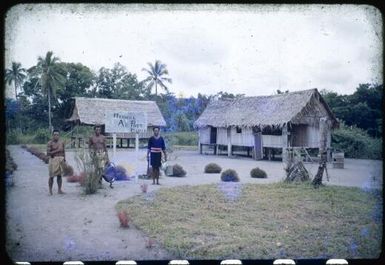 Medical officer, orderly and constable at the medical aid post Buna, Papua New Guinea, 1951 / Albert Speer