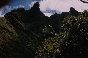 [View of hills at Ha'ena State Park, United States]