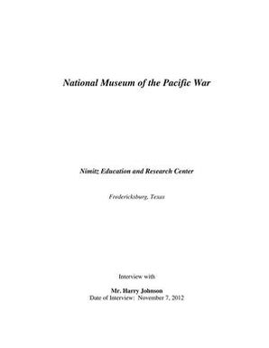 Oral History Interview with Harry Johnson, November 7, 2012