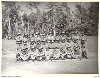 TOROKINA, BOUGAINVILLE. 1945-10-05. MEMBERS OF BATTALION HEADQUARTERS, 57/60 INFANTRY BATTALION, 15 INFANTRY BRIGADE