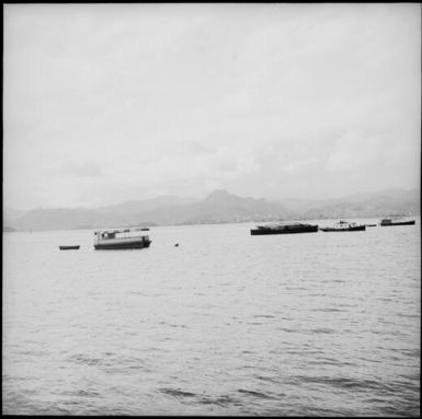 Boats on Suva Harbour, Fiji, 1966 / Michael Terry