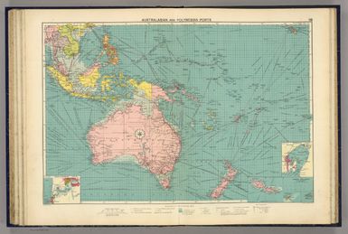 Australasian and Polynesian ports. George Philip & Son, Ltd. The London Geographical Institute. (1922)