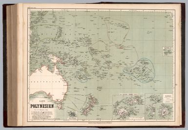 Karte von Polynesien. Gez. von E.G. Revenstein, London. Stich, Druck und verlag des Bibliographischen Instituts zu Hildburghausen. (to accompany) Meyer's Hand-Atlas ... 1872.