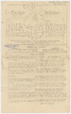 Rock Record, Volume 5, Number 27, February 27, 1944