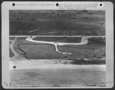 4Th Marine Division Cemetery On Saipan In The Marianas Islands. (U.S. Air Force Number B60385AC)