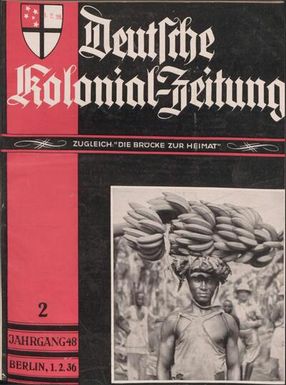 ["Deutsche Kolonial-Zeitung, 48. Jg. 1. Februar 1936, Heft 2."]