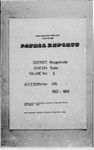 Patrol Reports. Bougainville District, Buka, 1963 - 1964