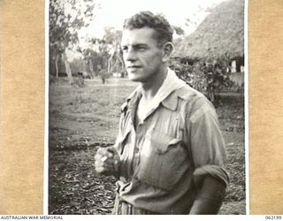 PORT MORESBY, PAPUA, NEW GUINEA. 1943-01-18. SX13471 SERGEANT G. R. MAINWARING, OFFICIAL WAR ARTIST, AUSTRALIAN MILITARY HISTORY SECTION, ATTACHED TO HEADQUARTERS, NEW GUINEA FORCE