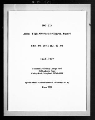 Overlay indexes for degree square 03S153E