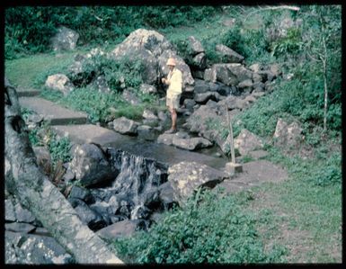 Waterfall, Fiji, 1974