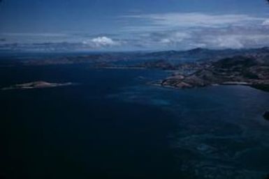 [Aerial view of Port Moresby Beach, Papua New Guinea]