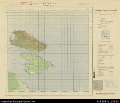 Papua New Guinea, Northeast New Guinea, Kairiru West, 1 Inch series, Sheet 3212, 1945, 1:63 360