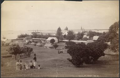 View of Nuku'alofa, Tonga - Photograph taken by George Valentine